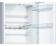 Lodówka Bosch KGV33VLEA PerfectFit LowFrost 176cm Srebrna VitaFresh 289L - 1011937 - zdjęcie 5